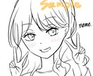 可愛い/綺麗な女の子を描きます キャラクターの希望がなくてもOK！ イメージ2