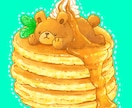 動物と食べ物を組み合わせたイラスト描きます お店のPOPやチラシ、プレゼントにも！ イメージ7