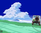 車・バイクのポップなイラスト作成します ノベルティや記念品にぴったりなオリジナルイラストを制作！ イメージ3