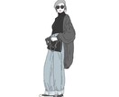 可愛くてファッショナブルなイラストを作成します お気に入りのお洋服などをアイコン風にイラストにします！ イメージ1