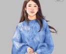 写真をもとに鮮やかなデジタル水彩似顔絵を描きます 【お1人様から】素敵な写真を鮮やかな作品に仕上げます✨ イメージ9
