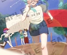 一枚絵、立ち絵、アイコンなどのイラストを提供します キャラクターデザインなどもお任せください！ イメージ7