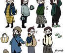 ゆるかわイラストお描きします 写真などを元に似顔絵・動物（ペット）、好きな食べ物なども可！ イメージ5