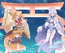 可愛いイラスト描きます 似顔絵・歌ってみた・立ち絵・キャラクターデザインなど イメージ4