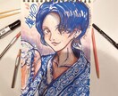 似顔絵描きます スケッチブックから描くアナログ風（ツールでの編集も可） イメージ3