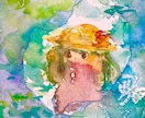 水彩イラスト描きます 透明水彩でMV等の一枚絵を描きます！和服、少女、動物… イメージ4