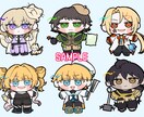 商用利用OKもちもちで可愛いミニキャラ描きます 最短即日、最大でも１週間で納品いたします イメージ2