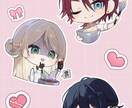 鮮やかで可愛いデフォルメイラスト♪お描きいたします SNS用のアイコン・グッズ等にも♪ イメージ3