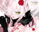 お買い得！ウエストアップ+ミニキャラセット描きます 商用込！SNS・返礼品・Vtuberサムネに最適！！！ イメージ5