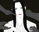 商用OK！耽美で個性的なイラストを制作いたします 小説の表紙・動画サムネなどで使える商用OKの耽美イラスト イメージ9
