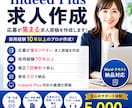 Indeed Plus求人を最適化します 応募が集まるIndeed Plus求人を作成します イメージ1