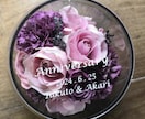 プロポーズの花束・結婚式ブーケ　記念の花を残します 【ポットグラス】 特別な日の花を立体的に保存　ドライ加工 イメージ10