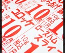 デザインだけじゃない！お店の広告（チラシ）作ります 1000枚単位の作成、折込までしてこの価格です！！ イメージ3