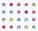 世界にひとつだけのLINEスタンプ作ります 思い通りのスタンプや絵文字を作ります！ イメージ4