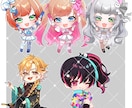 かわいいデフォルメミニキャラ描きます あなたのオリジナルキャラクターを可愛くデフォルメイラストに！ イメージ2
