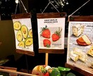 新聞紙にフードイラスト描きます ベルリンで人気のNewspaper Art イメージ2