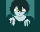かわいい1枚絵．アイコン描きます 薄暗い淡い色が得意。かわいい系の女の子描きます！ イメージ2