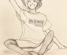 あなたの創作キャラををアナログ水彩で描きます 額装・現物発送も。あなたの「うちの子」描かせてください！ イメージ7