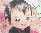 七五三やお誕生日に!明るく可愛い似顔絵お描きします 赤ちゃんやお子さんが得意です!バースデーやお祝いにせひ! イメージ3