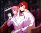 等身1枚絵6000円〜イラスト作成します アイコン、1枚絵、動画用、キャラデザ、衣装デザイン等 イメージ3