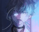 水面に浮かぶ月のような、夢のような絵をお届けします SNSアイコン/YouTube等幅広くご利用いただけます イメージ2