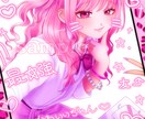 高彩度でかわいい女の子イラストを丁寧に制作します かわいい世界観を心を込めて描きます イメージ2