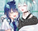 VTuber歌みた向け！目を引く一枚絵を制作します ラフ3〜5案提出◎イメージが曖昧でもOK！ イメージ7