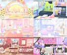 商用利用可★個性的な背景イラストお描きします Vtuberさんのお部屋や配信用背景、自作ゲーム等に イメージ6