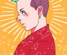 ポップで可愛いイラストやアイコンを描きます SNSなどのアイコンにどうぞ！似顔絵も対応出来ます イメージ1