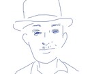 似顔絵アイコンを写真からお描きします レトロな雰囲気のイラストをアイコンにしてみませんか？ イメージ9