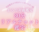 30分リアルチャット形式で占います 恋愛や不倫恋愛、仕事の悩みなど占い、質問し放題！ イメージ1