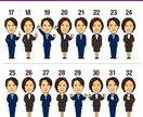 アイコン・SNS・名刺等に最適な似顔絵を描きます お手頃価格で!ポーズと衣装をリストから番号で簡単チョイス！ イメージ4