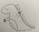 手書きの絵をデータ化します イラストレーターでトレース・編集します。スマホで撮影OK！ イメージ2