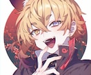 SNSやV活動に！キャッチーなイラストを描きます 実在しているかのような、個性的で雰囲気のあるイラストを！ イメージ2