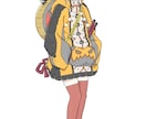個人で利用されるイラスト、キャラデザの作成をします シンプルだけど細部にもこだわってキャラクターを作ります！ イメージ4