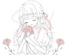シンプル＊アイコンイラストお描きします モノクロorワンカラー お選びいただけます！修正何度でも◎ イメージ5