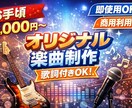 AIでオリジナル楽曲＋歌詞対応します YouTube・配信用OK･｜商用OK イメージ1