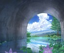 夏の風景イラスト描きます 美麗な背景イラストで夏のノスタルジアに浸りませんか？ イメージ4
