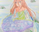 透明水彩でアナログイラストを描きます 柔らかい色彩とにじみで、世界に一枚だけの物語を描きます イメージ4