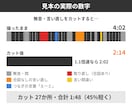 話す動画の無音・言い直しをAIでカットします 素材30分3,000円｜カット一覧つき・1.1倍速も イメージ2