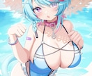 かわいい一枚絵や立ち絵イラストなど制作します 配信活動や観賞用、商用利用も可能です！ イメージ2