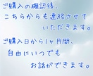 寄り添いながら1ヶ月間お話します 1ヶ月間自由にメッセージok✨幸せな毎日をサポートします☘️ イメージ5