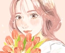 ふんわり優しいオリジナルアイコン制作ます 似顔絵も！あたたかいイラストであなただけのアイコンを作成♪ イメージ2