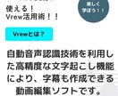 初心者大歓迎！使えるVrew活用法教えます Vrewで磨く！理想のスキルを手に入れよう！驚きの成果 イメージ1