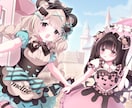 かわいいイラスト描きます かわいい雰囲気の女の子を描くのが得意です♡ イメージ6