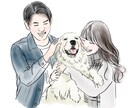 SNSアイコンに！優しい似顔絵描きます 人物追加OK！アイコンや思い出のギフトに。温もりある一枚を。 イメージ3