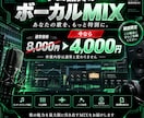 ボーカルMIX、ピッチ補正込みで丁寧に仕上げます あなたの歌声に合わせて、一曲ごとに最適なMIXを。 イメージ1