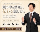 頭の中を整理して伝わる話し方に整えます 説明・スピーチ・雑談・会議・面接対応のクセ診断とトレーニング イメージ1