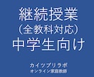 継続の方専用　60分授業ｘ月4回を行います 授業継続により、勉強の習慣化をサポートします イメージ1