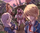 表紙・挿絵イラスト承ります 同人誌の表紙やWEB小説等の表紙に！ イメージ10